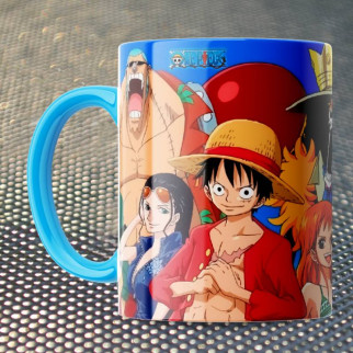Чашка Fan Girl всі Ванпіс Великий Куш - One Piece (15721) 330 мл Блакитний - Інтернет-магазин спільних покупок ToGether