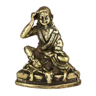 Статуя HandiCraft Міларепи Стародавній тибетський античний стиль 5,4 см Бронзовий (26789) - Інтернет-магазин спільних покупок ToGether