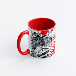 Чашка Fan Girl Людина-бензопила - Chainsaw Man Red 330 мл (16346) - Інтернет-магазин спільних покупок ToGether