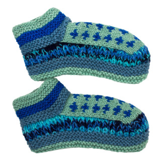 Шкарпетки домашні Kathmandu вовна яка М (22-25 см) Голубий Синій Фісташковий (27205) - Інтернет-магазин спільних покупок ToGether