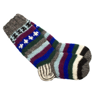 Шкарпетки теплі Тапа Kathmandu вовна яка M Різнокольорові візерунки (27265) - Інтернет-магазин спільних покупок ToGether