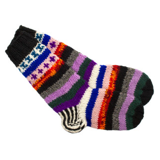 Шкарпетки теплі Тапа Kathmandu вовна яка M Різнокольорові візерунки (27267) - Інтернет-магазин спільних покупок ToGether