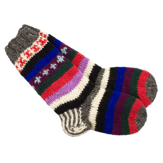Шкарпетки теплі Тапа Kathmandu вовна яка M Різнокольорові візерунки (27269) - Інтернет-магазин спільних покупок ToGether