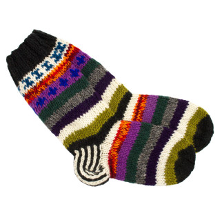 Шкарпетки теплі Тапа Kathmandu вовна яка M Різнокольорові візерунки (27274) - Інтернет-магазин спільних покупок ToGether
