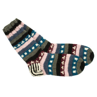 Шкарпетки теплі Тапа Kathmandu вовна яка L Різнокольорові візерунки (27282) - Інтернет-магазин спільних покупок ToGether
