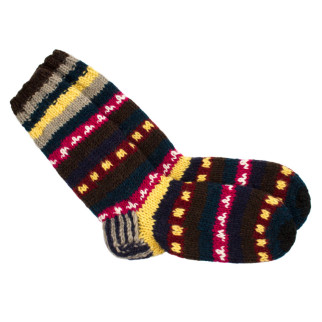 Шкарпетки теплі Тапа Kathmandu вовна яка L Різнокольорові візерунки (27286) - Інтернет-магазин спільних покупок ToGether
