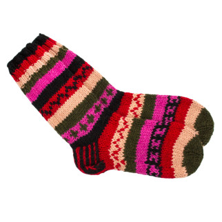 Шкарпетки теплі Тапа Kathmandu вовна яка L Різнокольорові візерунки (27300) - Інтернет-магазин спільних покупок ToGether