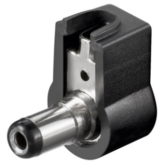 Конектор Goobay FreeEnd-Jack DC 5.5x2.1x9.0mm DC21W 90° Чорний (75.01.1629) - Інтернет-магазин спільних покупок ToGether