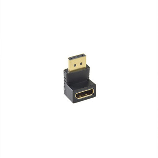 Перехідник Lucom DisplayPort M/F адаптер v1.2 4K@60Hz 90°вверх Чорний (62.09.8328) - Інтернет-магазин спільних покупок ToGether