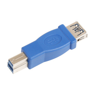 Перехідник Lucom USB3.0 A-B F/M адаптер Синій (62.09.8332) - Інтернет-магазин спільних покупок ToGether
