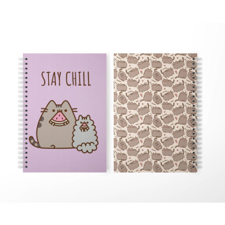 Скетчбук Пушин "Stay Chill" - Pusheen (18197) Fan Girl - Інтернет-магазин спільних покупок ToGether