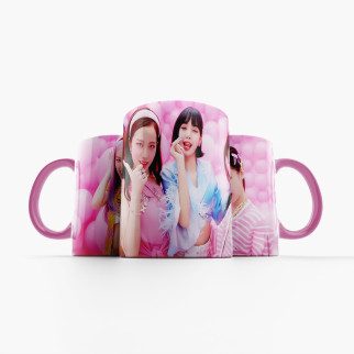Чашка Fan Girl БлекПінк рожева - Blackpink (19199) 330 мл - Інтернет-магазин спільних покупок ToGether