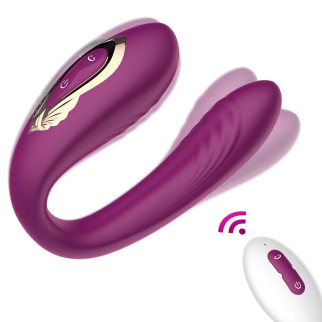 Вібратор We Love з ротацією та дистанційним керуванням Фіолетовий - Інтернет-магазин спільних покупок ToGether