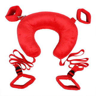 БДСМ бондаж We Love червоний для фіксації шиї рук та ніг - Інтернет-магазин спільних покупок ToGether