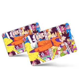 Наклейка на банківську картку Сон Гоку Son Goku Драгонбол Dragon Ball v2 (20857) GameStyle - Інтернет-магазин спільних покупок ToGether