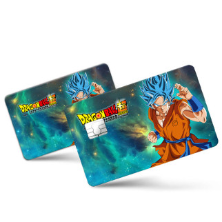 Наклейка на банківську картку Сон Гоку Son Goku Драгонбол Dragon Ball (20845) GameStyle - Інтернет-магазин спільних покупок ToGether