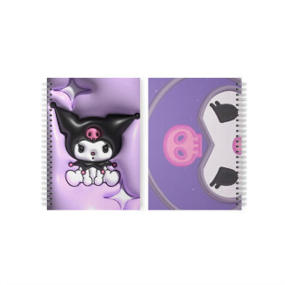 Скетчбук Fan Girl Куромі Kuromi Моя Мелодія Onegai My Melody фіолетовий 48 аркушів (22991) - Інтернет-магазин спільних покупок ToGether