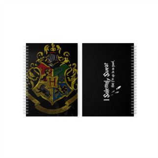 Скетчбук Гаррі Поттер Harry Potter з лого факультетів 48 аркушів (22987) Fan Girl - Інтернет-магазин спільних покупок ToGether