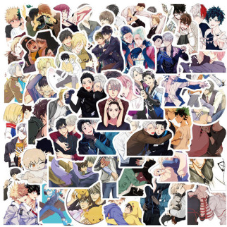 Набір стікерів GameStyle Аніме Anime Яой Yaoi 50 шт (22973) - Інтернет-магазин спільних покупок ToGether
