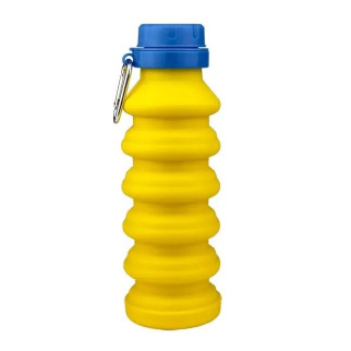 Складана силіконова пляшка для води 450 мл MAGIO MG-1043Y Yellow - Інтернет-магазин спільних покупок ToGether