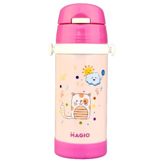 Термос з трубочкою для дітей 350 мл MAGIO MG-1049P Pink - Інтернет-магазин спільних покупок ToGether