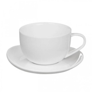 Чашка чайна із блюдцем Tudor England Royal White 350 мл TU9999-4 - Інтернет-магазин спільних покупок ToGether