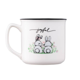 Чашка порцелянова 320 мл Joyful Ardesto AR3461 - Інтернет-магазин спільних покупок ToGether