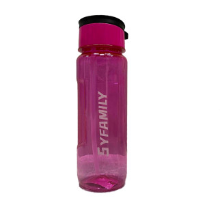 Пляшка для води пластикова з трубочкою 1 л Stenson WW00649 рожева - Інтернет-магазин спільних покупок ToGether