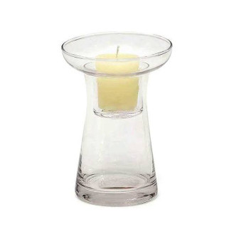 Свічник скляний зі знімною склянкою для декорування 14,5 см Bona Di 527-С13 - Інтернет-магазин спільних покупок ToGether