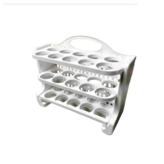 Контейнер для зберігання яєць у холодильник 3-рівневий 27*9,8*22,5 см Irak Plastik BNM-6874 - Інтернет-магазин спільних покупок ToGether