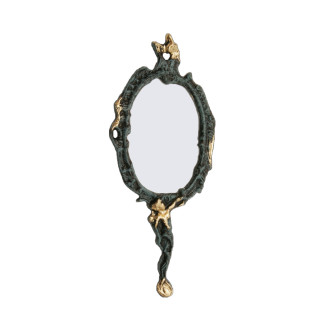 Дзеркало косметичне Virtus Hand Mirror Largei 32 x 14см бронза (4901vi) - Інтернет-магазин спільних покупок ToGether