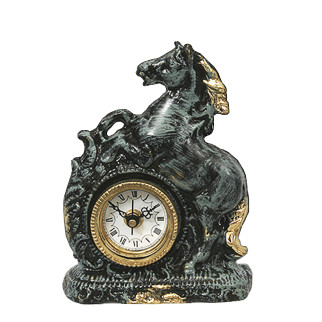 Бронзовий настільний годинник Virtus Horse Plain (5106vi) - Інтернет-магазин спільних покупок ToGether