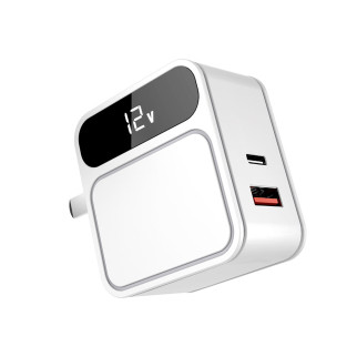 Мережевий зарядний пристрій Aspor A835 PD (USB/USB-C/3A)- білий - Інтернет-магазин спільних покупок ToGether