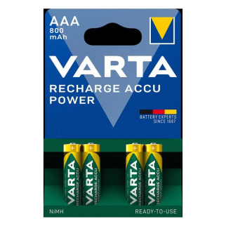 Акумуляторні батарейки AAA VARTA ACCU AAA 800mAh BLI 4шт (READY 2 USE) - Інтернет-магазин спільних покупок ToGether