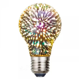 Декоративна лампочка E27 світлодіодна 3D Феєрверк A60 LED 8809 CNV - Інтернет-магазин спільних покупок ToGether