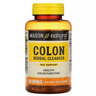 Очищення кишечника Mason Natural Colon Herbal Cleanser 100 Caps - Інтернет-магазин спільних покупок ToGether