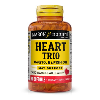 Комплекс для профілактики роботи серця Mason Natural Heart Trio 60 Caps - Інтернет-магазин спільних покупок ToGether