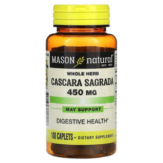 Очищення кишечника Mason Natural Whole Herb Cascara Sagrada 100 Caplets - Інтернет-магазин спільних покупок ToGether