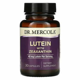 Комплекс для профілактики зору Dr. Mercola Lutein with Zeaxanthi 40 mg 30 Caps - Інтернет-магазин спільних покупок ToGether