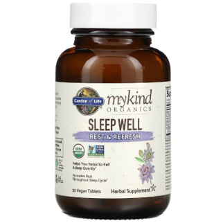 Комплекс для сну Garden of Life MyKind Organics Sleep Well 30 Veg Tabs - Інтернет-магазин спільних покупок ToGether