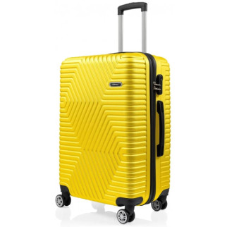 Валіза пластикова GD Polo середня 70L Жовтий (60k001 medium yellow) - Інтернет-магазин спільних покупок ToGether