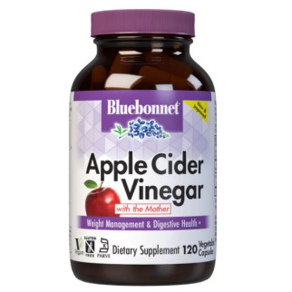Яблучний оцет Bluebonnet Nutrition Apple Cider Vinegar 120 Veg Caps - Інтернет-магазин спільних покупок ToGether