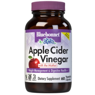 Яблучний оцет Bluebonnet Nutrition Apple Cider Vinegar 60 Veg Caps - Інтернет-магазин спільних покупок ToGether