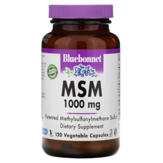 Препарат для суглобів та зв'зок Bluebonnet Nutrition MSM 1000 mg 120 Veg Caps - Інтернет-магазин спільних покупок ToGether