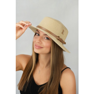 Жіноча шляпа-канотьє "Хлоя" (1712) Braxton світло-бежевий 56-58 - Інтернет-магазин спільних покупок ToGether