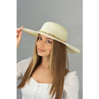 Широкопола жіноча шляпа "Белла" (1717) Braxton молочний 56-58 - Інтернет-магазин спільних покупок ToGether