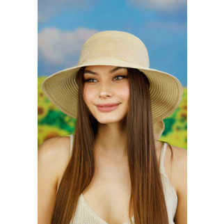 Жіноча літня шляпа "Паола" (1719) Braxton світло-бежевий 56-58 - Інтернет-магазин спільних покупок ToGether