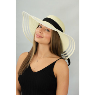 Жіночий широкополий капелюх "Сандра" (1721) Braxton 56-58 білий - Інтернет-магазин спільних покупок ToGether