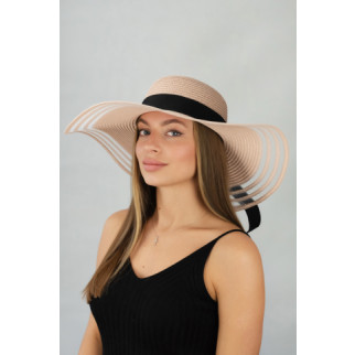 Жіночий широкополий капелюх "Сандра" (1721) Braxton 56-58 пудра - Інтернет-магазин спільних покупок ToGether