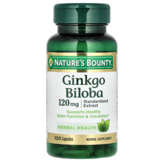 Гінко білоба Nature's Bounty Ginkgo Biloba 120 mg 100 Caps - Інтернет-магазин спільних покупок ToGether